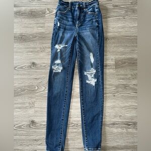 American Eagle Skinny Jeans Size 0 Extra Stretch